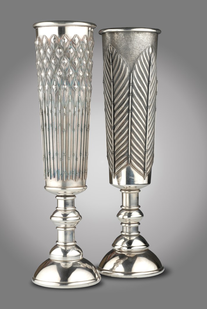 2 stemmed goblets POSTER